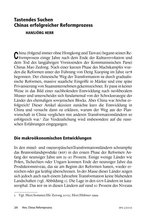 Tastendes Suchen statt beherztes Springen