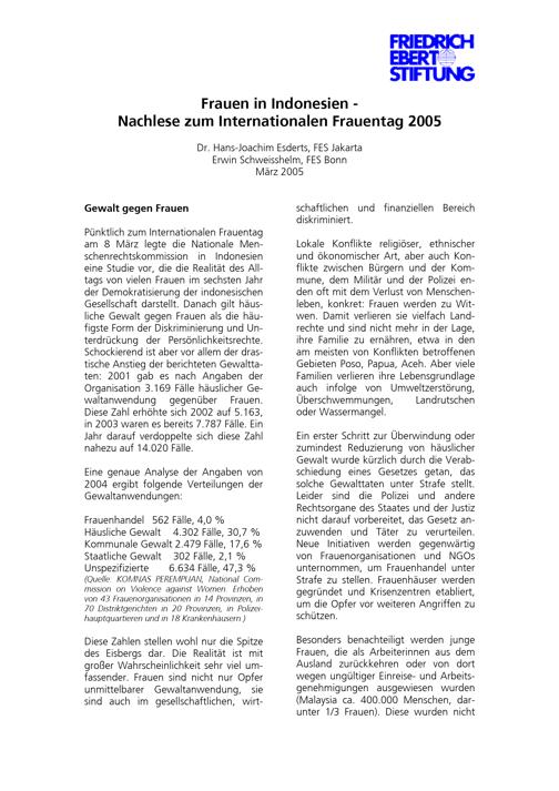 Frauen in Indonesien