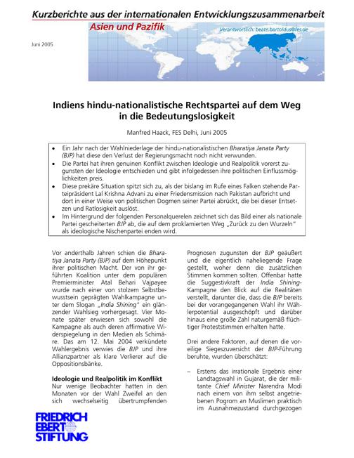 Indiens hindu-nationalistische Rechtspartei auf dem Weg in die Bedeutungslosigkeit