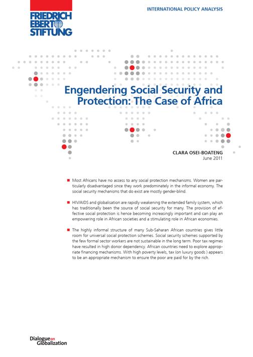 Engendering social security and protection