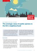 The strategic value of public opinion in the EU's neighbourhood