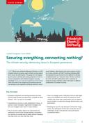 Securing everything, connecting nothing?